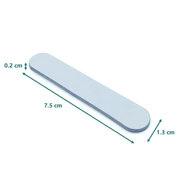 [OEM/ODM] Индивидуальная однотонная мини-пилочка для ногтей двойного размера для маникюрного салона