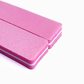 [OEM/ODM] Customized Double Sided EVA Pink Nail Buffer Block for Nail