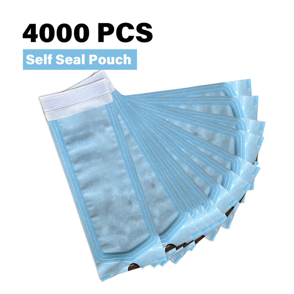FOOTNICE 4000 PCS Self Sealing Bags - Hygienic Manicure Tools & Nail Art Storage | Salon Organization Pouch | USA Stock