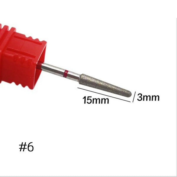 2,35 мм общие наждачные сверла для ногтей по металлу для предварительной обработки маникюра