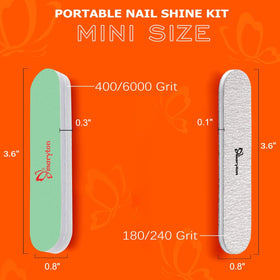 Набор Maryton Nail Buffer and Shine Kit (4 шт.), идеальные пилочки и баферы для натуральных ногтей