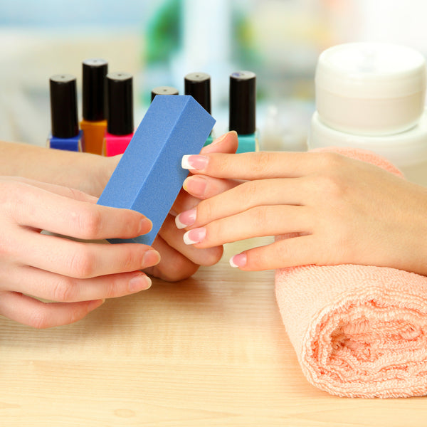 FOOTNICE 48 PCS Nail Buffer Blocks, 180/240 Grit 3-Way Buffing Pads Salon Quality, For Gel Polish & Acrylics, Natural Nail File & Shine | USA Stock