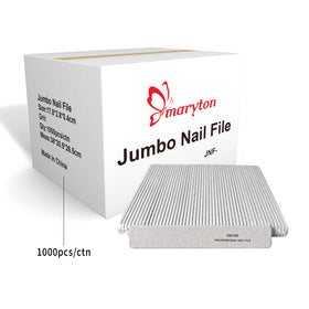 (1000 шт./коробка) Многоразовая двусторонняя пилочка для ногтей Zebra Professional Jumbo Маникюрный инструмент для ногтей