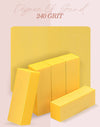 (5 шт.) 240 грит желтый 3 способа отделочный блок для ногтей для гель-лака и лака для ногтей